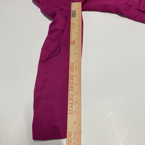 Zara Hot Pink Double Breasted Blazer Longline Oversized Women’s Small - Picture 9 of 13
